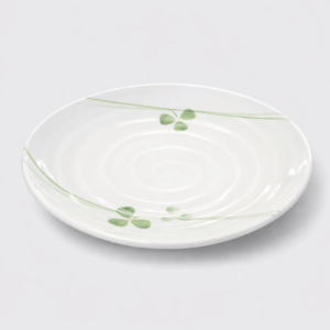 大皿	三つ葉模様